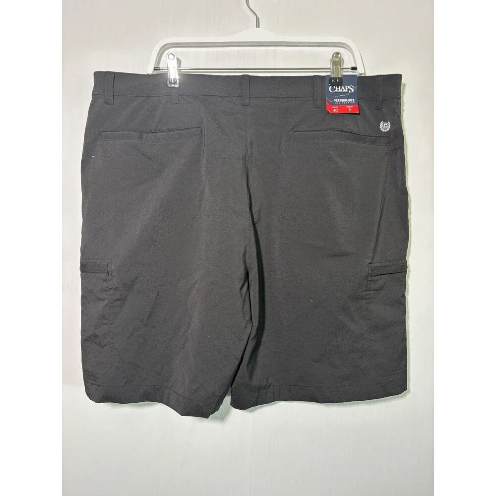 Chaps Performance Golf Shorts Men’s 40 Waist 9 Inseam Black New